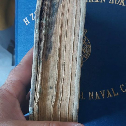 Saliveros Anthology of Greek Poems very old book with wear