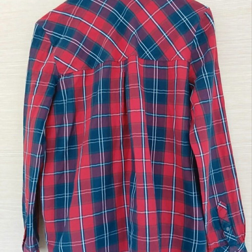 Bershka women's shirt like new, blue and red, size M