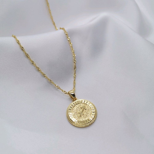 Sagittarius Zodiac Necklace gold plated 18K new