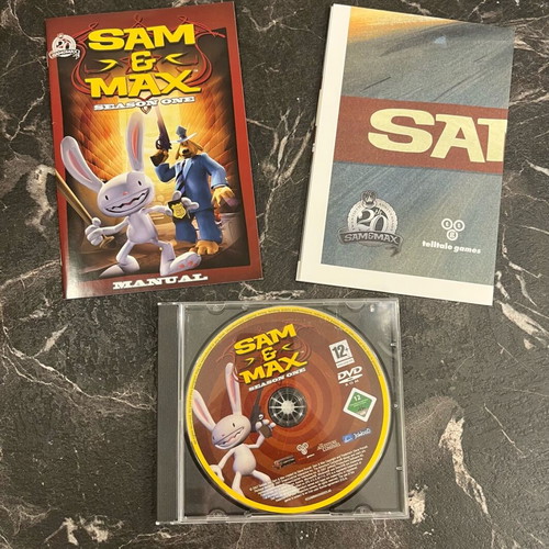 Sam & Max Season One PC DVD game used, small box