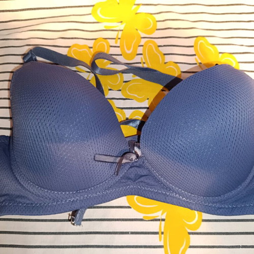 Bra with underwire like new, blue