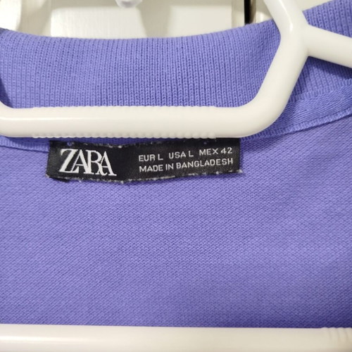 Men's polo shirt Zara purple like new size L