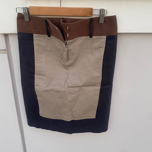 Midi skirt tricolor used, size S