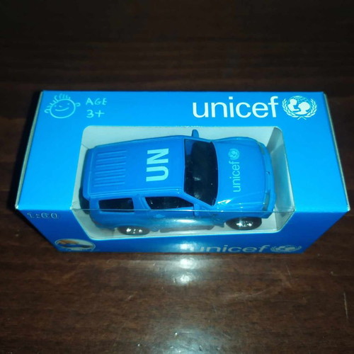 Mitsubishi Unicef miniature collectible 1:60 new