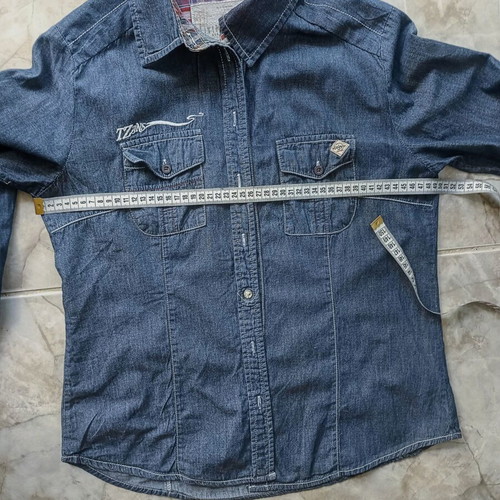 Timezone women's denim shirt, blue, cotton, size M