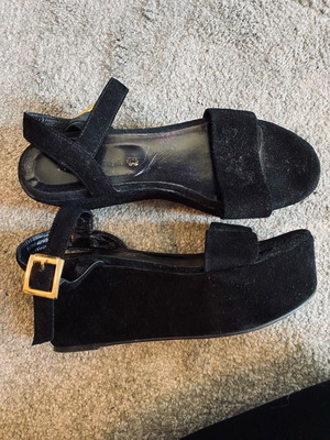 Fratelli Petridi leather platforms used no40 in good condition