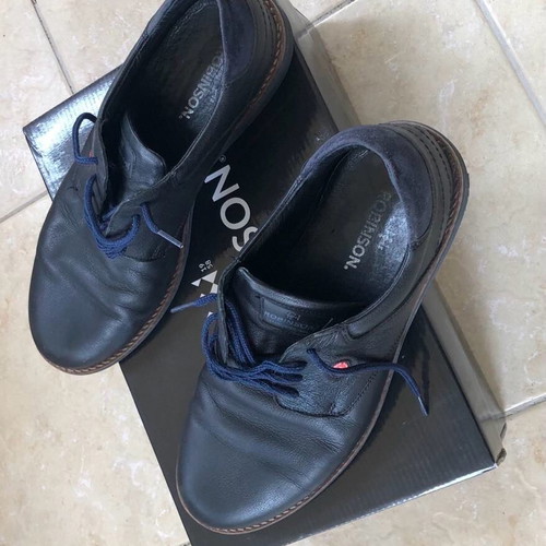 Robinson men's black casual shoes used size 42