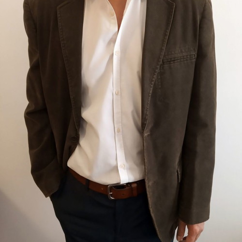 CEDARWOOD STATE men's double-breasted brown jacket like new