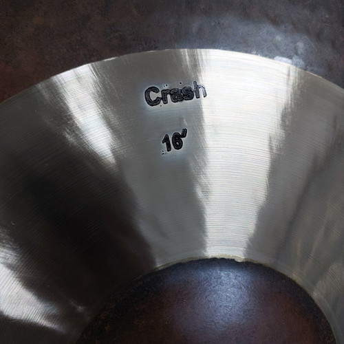 Crash Turkey 16" cymbal alloy B25 new with Vic Firth drumsticks