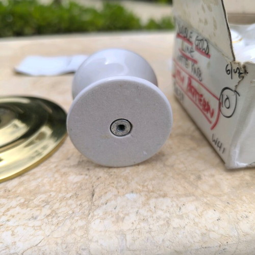 2" knobs with double gold line new