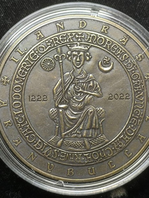 5000 Forint Coin 2022 New - 800 Years Golden Bull