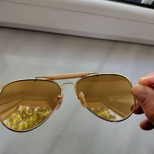 Ray-Ban 50 B&L The General 1937-1987 sunglasses used, gold