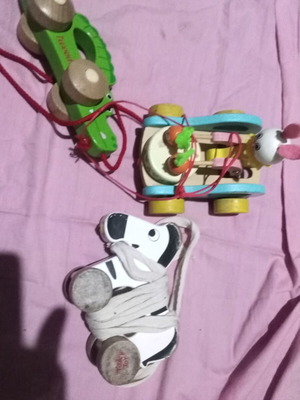 Дървени играчки като ново, комплект от 3