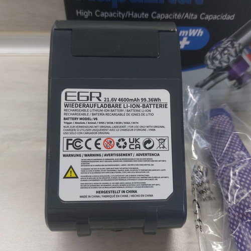 Dyson V6 Premium battery 4600mAh new with 2 filters gift