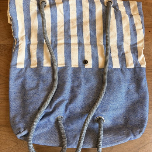 Backpack ριγέ Fylaki 100% cotton like new