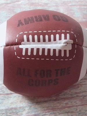 Decorative mini rugby ball like new