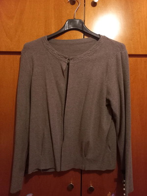 Cardigan brown new, elastic and comfortable size M