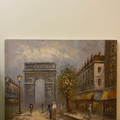 Old painting used with signature