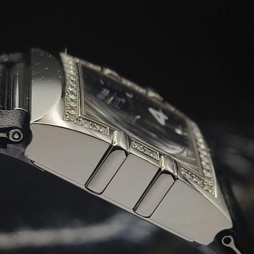 Omega Constellation Quadra Diamond Chronograph watch