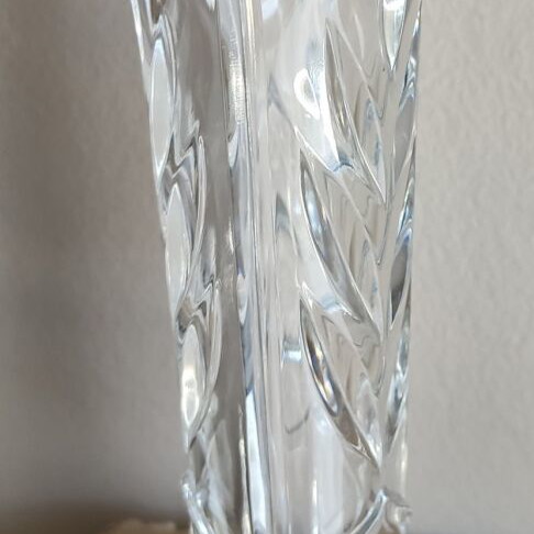 Borgonovo LINDA 20 crystal flower vase new, Made In Italy