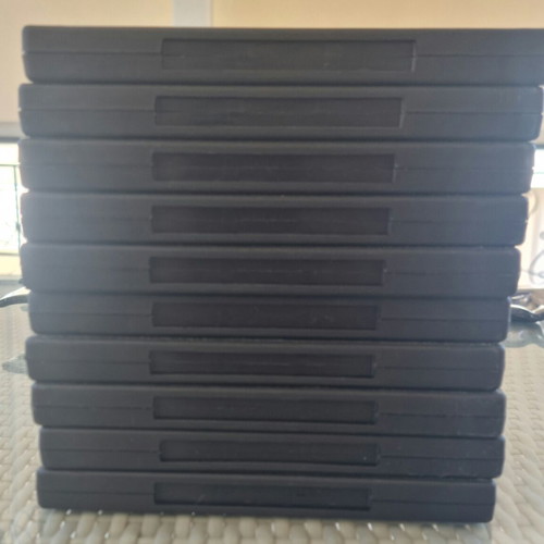 DVD cases 4-position used, pack of 9
