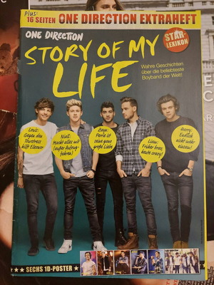 Mini Magazine One Direction 'Story Of My Life' used