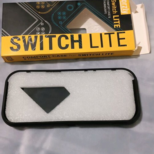 Nintendo Switch Lite case with screen protector and button covers
