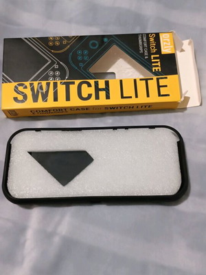 Nintendo Switch Lite case with screen protector and button covers