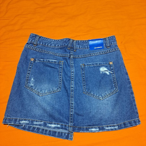 Stradivarius denim skirt like new, blue, size S