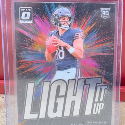 Light it up Caleb Williams Rookie Card new