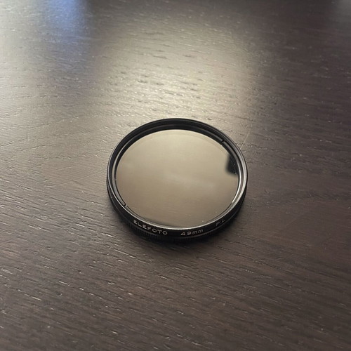 Elefoto P.L 49mm Japan Vintage Lens Filter like new