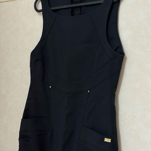 Narrow black dress Atos Lombardini like new