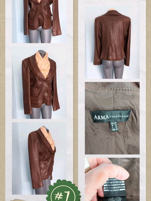 Δερμάτινο γυναικείο μπουφάν Arma από αρνίσιο δέρμα σαν καινούργιο