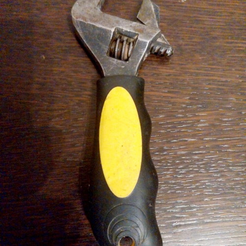Small French Wrench used with ergonomic handle