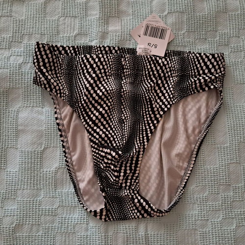 Men's black and white slip size S new with Tactel and Lycra fibers