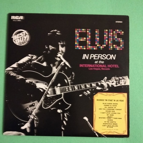 Elvis Presley vinyl record