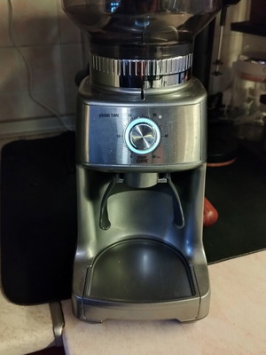 Sage Dose Control Pro Electric Coffee Grinder 130W 340gr Capacity 60 Grind Levels Silver like new