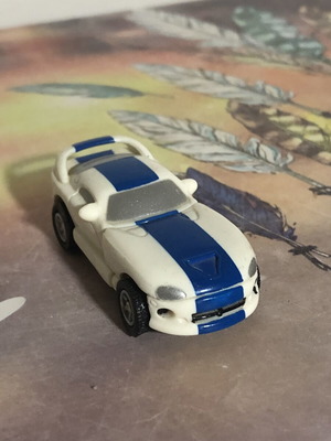 Autotech O.S.F.T. Retro Transforming Robot Car Dodge Viper 1/64 scale