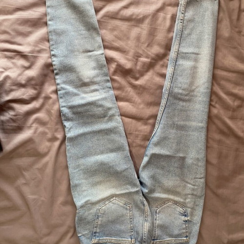 Zara jeans with rips like new, size M 38 10, blue
