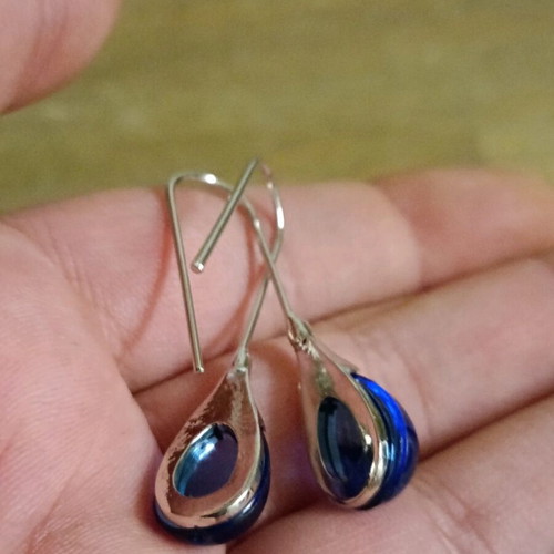 Women's lightweight stainless steel teardrop earrings new