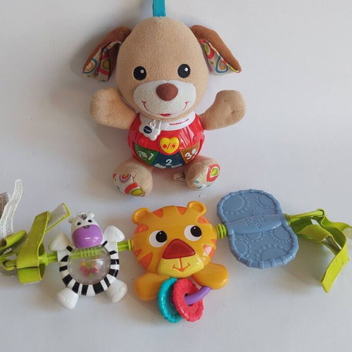 Interactive baby toy Vtech used and Bright Stars stroller toy