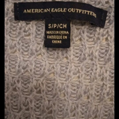 American Eagle knitted sweater like new, size S, sky blue