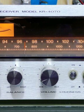 Kenwood KR-4070 stereo receiver used
