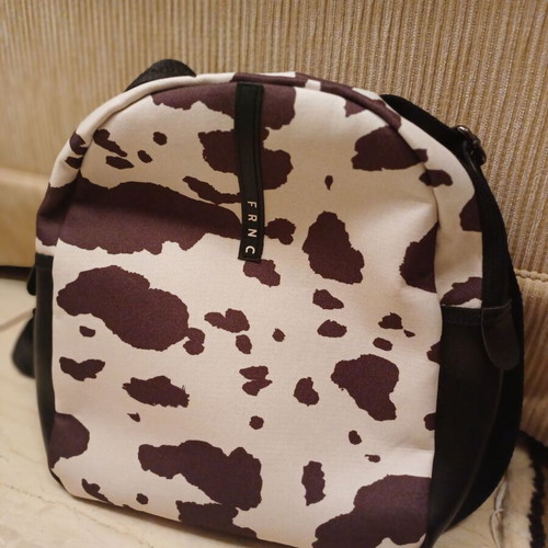 FRNC backpack like new, white and brown
