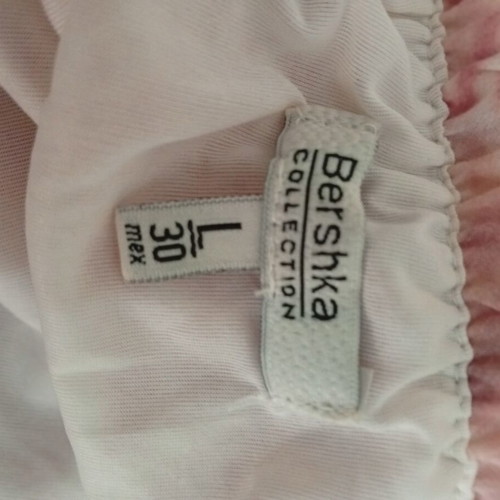 Bershka Strapless Dress Large, Lined, Like New, Beige Pink