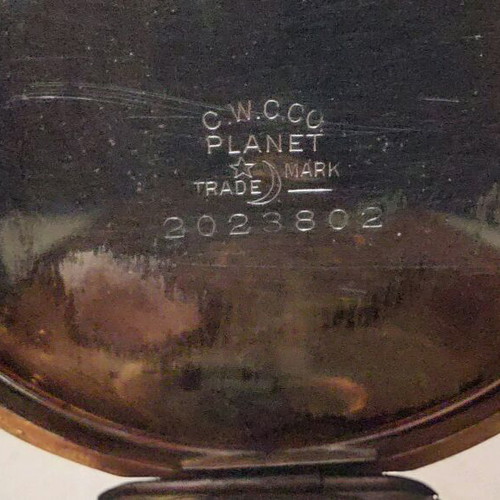 American gold-plated collectible pocket watch 1883 used