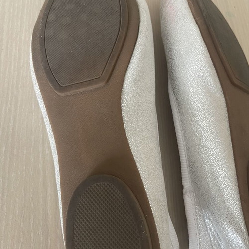 Ballerina shoes used, size 37, silver