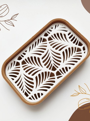 Oval Soap Dish θήκη σαπουνιού καινούργια modern design με σχαράκι αποστράγγισης