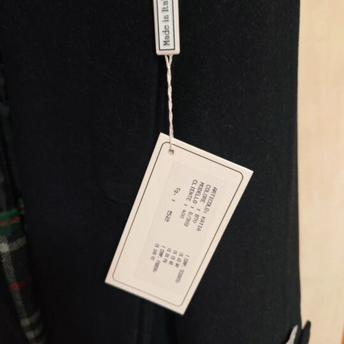 Charles Valentino coat, black, size L
