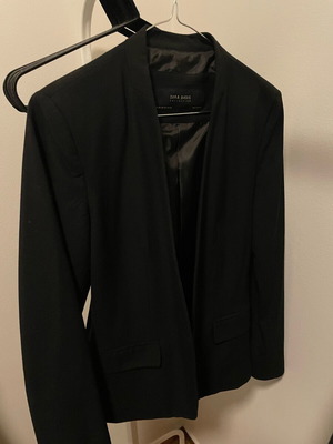 Zara mid-length jacket used, black, size M